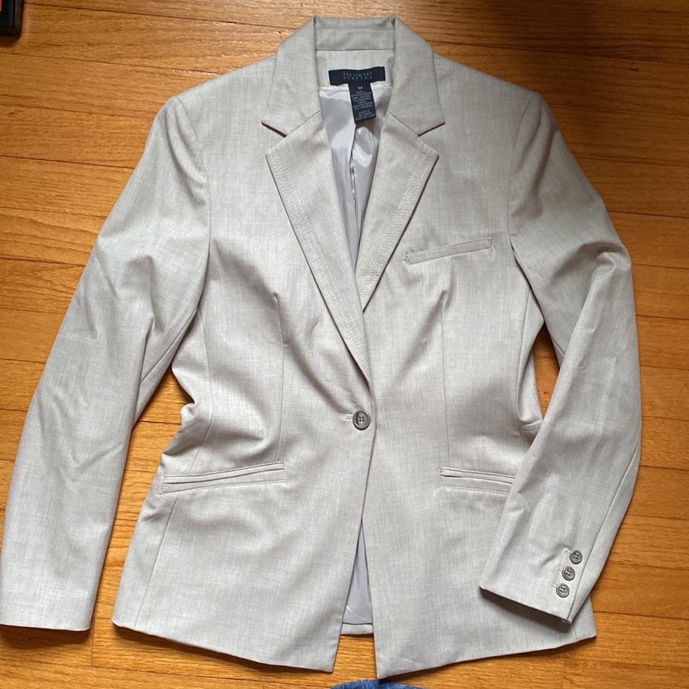 The Limited Stretch Tan Blazer - M